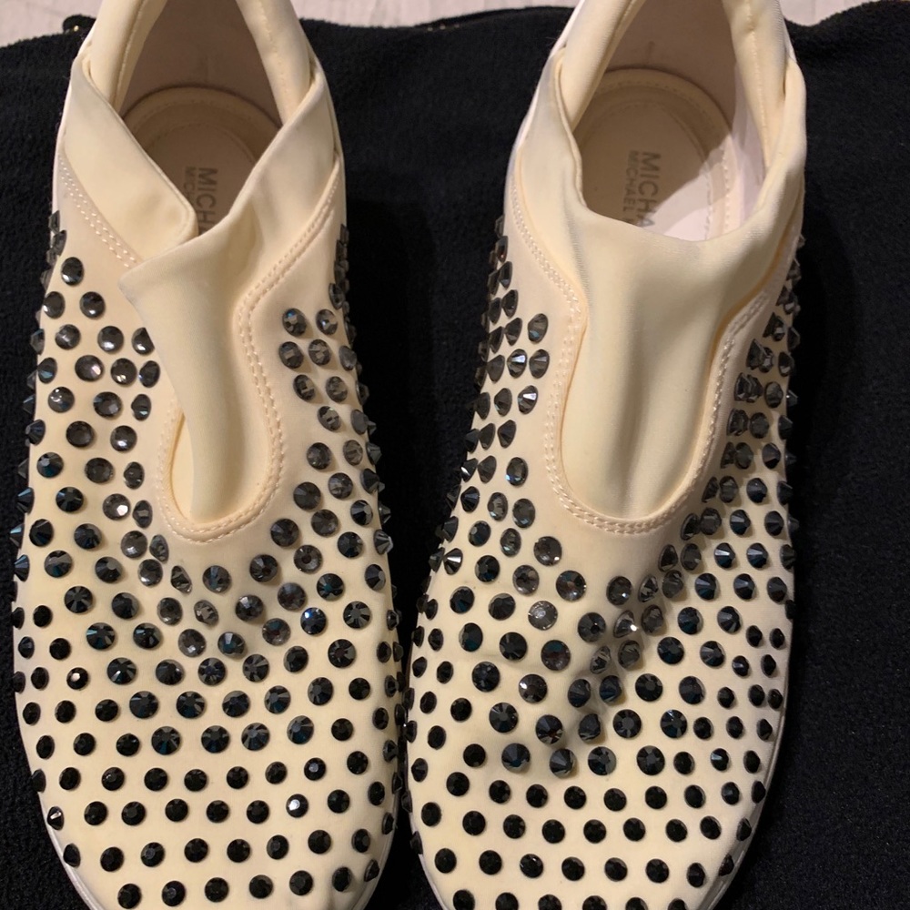 Michael Kors Rhinestone Embellished Sneakers